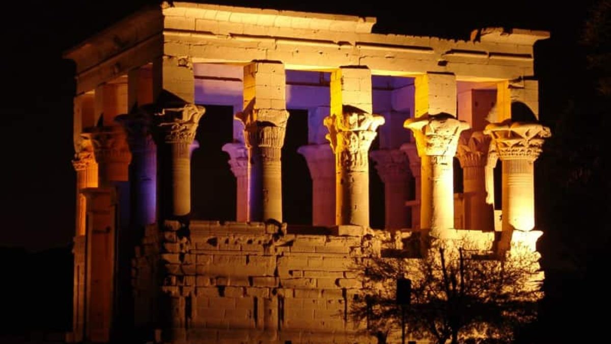 Philae temple sound and light show